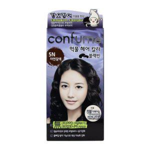 컨퓸 5N 헤어칼라 먹물 자연갈색 염색약