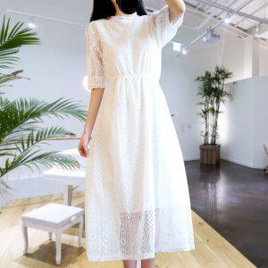 돌잔치 셀프웨딩 여행 호텔 바다 원피스 레이스