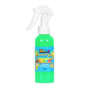 컬러 스프레이 형광초록 미술놀이 키즈맘아트 120ml