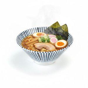 가정 업소용 죽순 양면전사 멜라민 면기볼 일식대접 지름 19.3cm