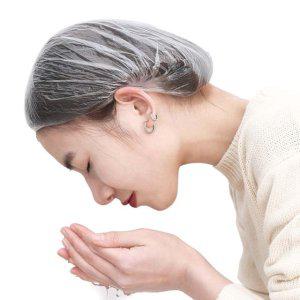 비닐 100P 머리덥개 헤어캡 일회용