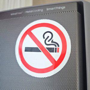 shop 금연 방수스티커 흠연금지 안내 ori