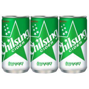 롯데 칠성사이다 190ml x 60캔 (30캔x2박스)