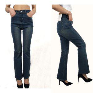 청바지 롱팬츠 부츠 흑청 세미 키작은여자바지