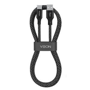 베온 usb데이터케이블 메탈 페브릭 케이블 USB-C핀 2M 3A (KSC-AC20)