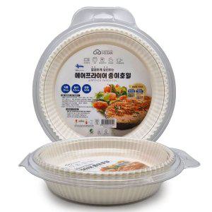 에어프라이어 전용 기름방지 종이호일 중형 50매 원형 일회용 조리용 종이
