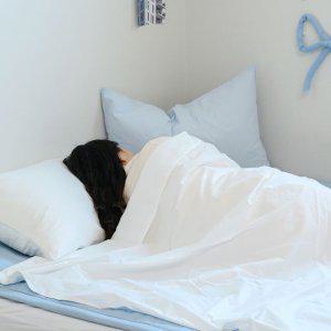 해피니 이불 여기호텔 고밀도 60수 듀라론 겹이불 퀸 Q (화이트)