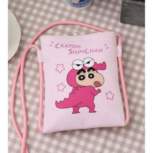 캐릭터 핸드폰 크로스가방 (핑크) 캐릭터 가방 크로스백