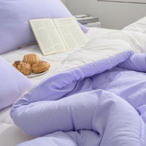 해피니 이불 클린 마이크로 모달 차렵이불 슈퍼싱글 SS (바이올렛)