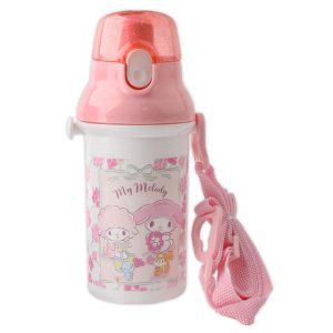 스케이터 물병 마이멜로디 플라워리스 물통 400ml