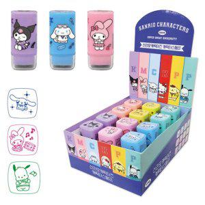 그린피앤에스 캐릭터즈 사각 캐릭터 스탬프 (12개입) 1박스