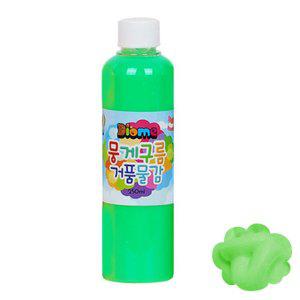 키즈맘아트 미술놀이 뭉게 거품물감 리필 250ml 낱색 (형광초록)