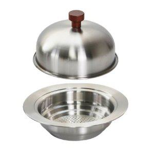다용도 찜기 세트 뚜껑포함 국산 스텐 3단 돔 스티머 16~26cm