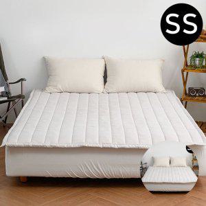 침대패드 매트리스 사계절 워싱 알러지케어 누빔이불 브로이 밴딩 패드 SS 베이지 카페트겸용