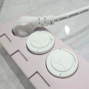 아기 캡 곰돌이 콘센트 안전 커버 전기 보호덮