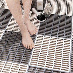 욕실 안전 미끄럼방지 패드 두꺼운 물빠짐 튜브형 매트 고급