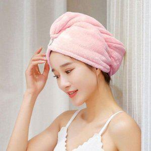 극세사 헤어 타올 긴머리 수건 머리 건조 샤워용 머릿수건