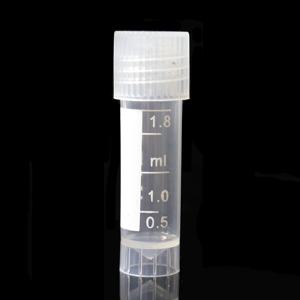20Pcs 1.8ml 냉동 보존 튜브 Standable 냉동 튜브 실험실 분석 볼륨 튜브 스크류 캡이있는 원심 분리기 튜브