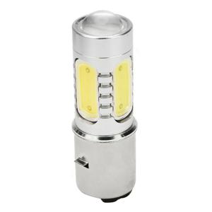 오토바이 헤드라이트, 12V, H6, BA20D, 4 COB LED, 백색 전구, 모페드 ATV에 적합