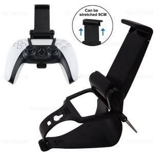 PS5 컨트롤러 게임패드용 모바일 휴대폰 스탠드 스마트 그립 장착 브래킷 슈트 PS5 액세서리용 조절 가능한 너비