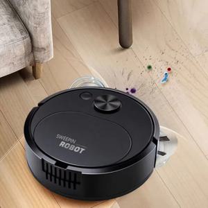 새로운 USB 청소 로봇 진공 청소기 Mopping 3 In 1 스마트 무선 1500Pa 홈 오피스 용 청소 청소 바닥 드래그