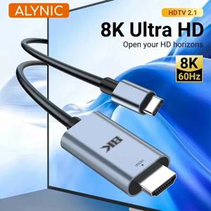 스위치 PC TV Macbook Pro용 8K HD USB-C-HDMI 호환 변환기 커넥터 지원 8K 60Hz/4K 120Hz