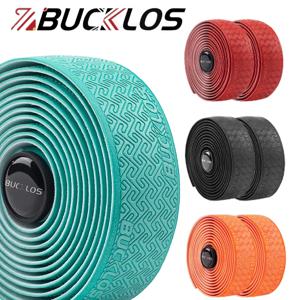 BUCKLOS 자전거 핸들 바 테이프 도로 자전거 핸들 바 테이프 미끄럼 방지 방수 사이클링 바 랩 도로 자전거 액세서리