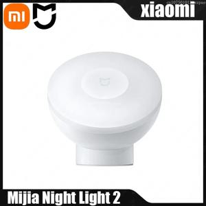 Xiaomi Mijia Led 유도 야간 조명 2 램프 조정 가능한 밝기 자기 베이스가 있는 적외선 스마트 인체 센서