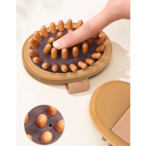 바디 안티 셀룰라이트 브러쉬 진정 나무 에센셜 오일 스파 에어 쿠션 마사지 헤어 빗 두피 마사지 브러쉬 바디 마사저