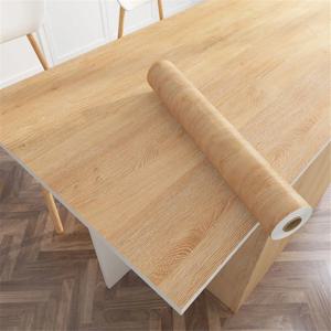 1 롤 Pvc 오일 방지 나뭇결 스티커 부엌 수조 가구 캐비닛 테이블 벽 혁신에 대 한 자체 접착 벽지