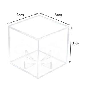 유용한 야구 광장 디스플레이 케이스 내구성 디스플레이 케이스 광장 야구 쇼 박스 피트니스 액세서리