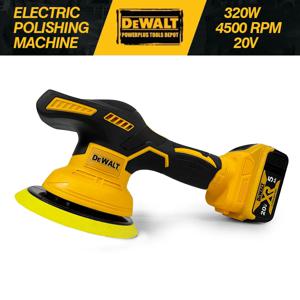 Dewalt 8 기어 디지털 디스플레이 무선 폴리 셔 전기 폴리 셔 자동차 자동차 왁싱 연마 기계 전동 공구