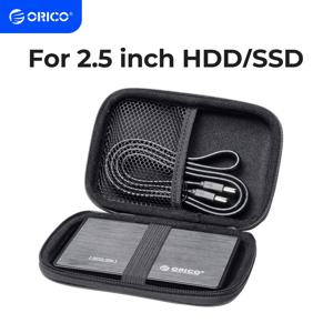 ORICO 2.5 인치 HDD 박스 가방 케이스 외부 휴대용 HDD hdd 박스 케이스 보관 보호용 휴대용 하드 드라이브 가방 블랙/레드/블루