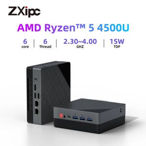 미니 PC 컴퓨터 게임 AMD Ryzen5 4500U 5300U R7 4800H 미니 PC 32G DDR4 512GB/1TB SSD 데스크탑 미니 컴퓨터 WiFi6 NUC 게임용 PC