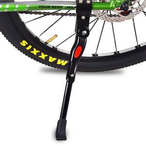 MTB 도로 자전거 킥 스탠드 알루미늄 킥 스탠드, 조정 가능한 산악 자전거 지지대 측면 후면 주차 랙, 24, 26/27.5, 29, 700C