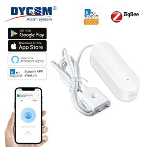 Ewelink Zigbee3.0 물 센서 알람, 누수 감지기, 홍수 경고, 범람 보안 경보 시스템, Zigbee 게이트웨이 작동