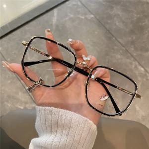 패션 unisex square 일반 안경 남성 여성 pc 프레임 안경 파티 안경 부드러운 과장 프레임