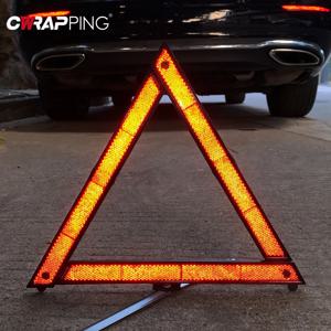 자동차 참신 반사 접이식 삼각대 안전 위험 핸들 정지 신호 비상 자동차 고장 시작 지원 액세서리