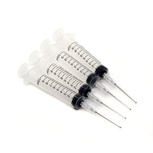 엡손 HP 캐논 브라더 리코 후지 프린터 잉크 카트리지 및 Ciss용 바늘이 있는 4pc *10ML 리필 도구 주사기