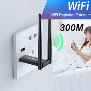 무선 USB 와이파이 리피터 익스텐더, 와이파이 신호 증폭기 부스터, 장거리 와이파이 라우터, 홈 네트워크 카드 익스텐션, 300Mbps ,300Mbps Wireless USB WiFi Repeater Extender WiFi Signal Amplifier Booster Long Range Wi-Fi Router Home Network Card Extension