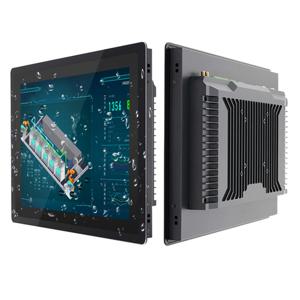 10인치, 12인치, 15인치 컴퓨터 터치 모니터 AIO PC, 정전식 터치스크린 태블릿 디스플레이 내장, Wi-Fi, 232 COM, Win10 Pro, 1024x768 해상도
