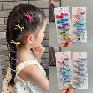 10pcs 어린이 헤어 클립 달콤하고 귀여운 헤어 액세서리 Ins 스타일 여름 도파민 활 헤어 클립 머리핀 키즈 액세서리