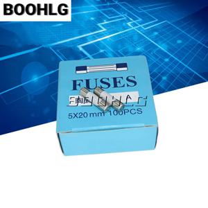 세라믹 퓨즈 F 0.5A 1A 1.5A 2A 2.5A 3A 3.15A 4A 5A 6A 6.3A 7A 8A 10A 15A 20A 30A 250V 5*20mm, 100 개