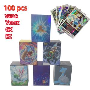 2024 새로운 포켓몬 스칼렛 & 바이올렛 풀 플래시 카드 100Ex 100GX 100Vmax Vstar 게임 컬렉션 카드 Koraidon Miraidon 배틀 카드
