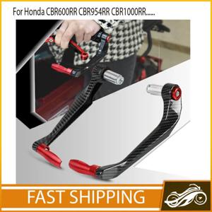 오토바이 CNC 알루미늄 합금 탄소 섬유 핸들 바 브레이크 클러치 레버 핸드 가드, 보호대 개조 액세서리 핸드가드
