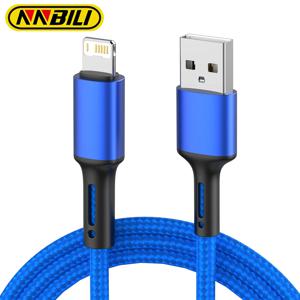 아이폰 14 13 12 11 Pro Max X XR 6s 7 8 Plus용 NNBILI 3A USB 케이블 3m 2m 길이 휴대폰 고속 충전 데이터 케이블