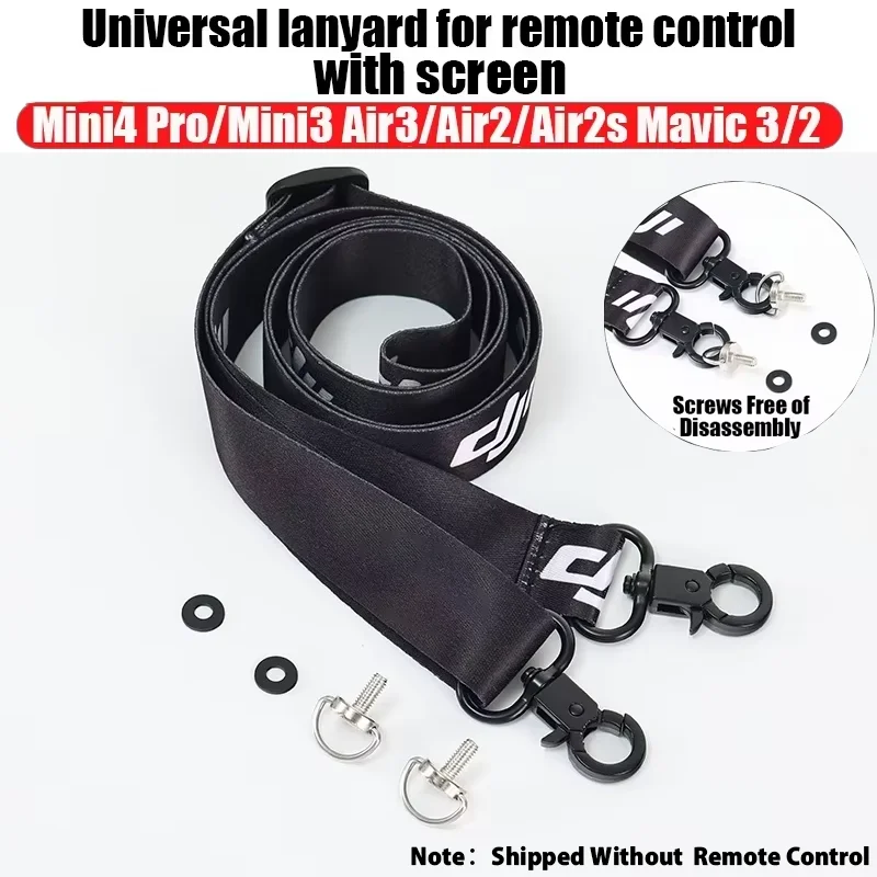 DJI RC & RC 2 & RC Pro 컨트롤러용 랜야드, DJI Mini 4 Pro 랜야드 RC 넥 스트랩, DJI Mini 3 Pro/Mavic 3/Air2와 호환 가능