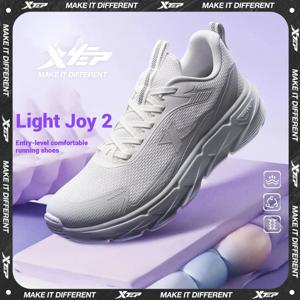 Xtep Light Joy 2 여성용 운동화 2025 봄 충격 흡수 미끄럼 방지 내마모성 경량 스포츠 신발 875118110015