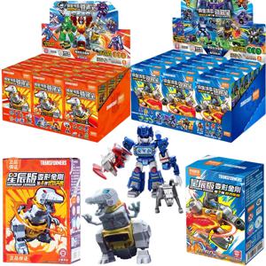 Blokees 변환 Optimus Prime Shockwave Soundwave Bumblebee 핫로드 액션 피겨 모델 블라인드 박스 빌딩 블록 아이 선물