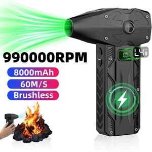 미니 휴대용 터보 제트 팬 990000RPM 자동차 건조기/PC/가정용 산업용 덕트 송풍기 에어 블로우 건용 강력한 압축 공기 먼지 떨이